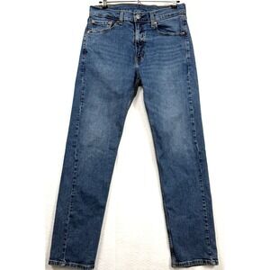 Levi's 505 Men's Jeans 32x32‎ Blue Denim Regular Fit Straight Leg Zip Fly 5163